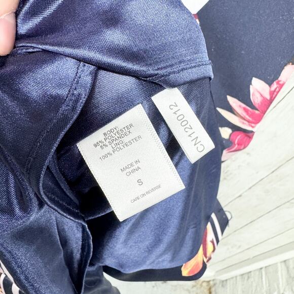 7th Avenue New York & Company Dress Women Size Small Floral Sleeveless Midi - Picture 5 of 8